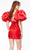 Ashley Lauren 4549 - Oversized Puffed Sleeves Cocktail Dress Special Occasion Dress