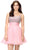 Ashley Lauren 4570 - Fit and Flare Cocktail Dress Special Occasion Dress 0 / Pink