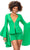 Ashley Lauren 4572 - Two-Piece Long Sleeved Romper Special Occasion Dress 0 / Green
