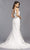 Aspeed Bridal - L2143 V Neck Embroidered Tulle Bridal Gown Wedding Dresses