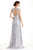 Aspeed Design Cap Sleeve Floral Lace Mother of Bride Dress L1711 CCSALE 2XL / Silver