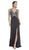 Aspeed Design - Cutout Back Sheath Prom Gown L1616  - 1 pc Navy In Size S Available CCSALE S / Navy