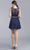 Aspeed Design - D124 Short Bejeweled Waist Lace Dress Homecoming Dresses