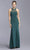 Aspeed Design - D144 Lace Halter Neck Trumpet Dress Evening Dresses XS / Hunter Green