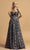 Aspeed Design - D298 Sweetheart A-Line Evening Dress Evening Dresses XXS / Navy/Nude