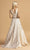 Aspeed Design - D310 Floral A-Line Evening Dress Evening Dresses