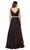 Aspeed Design - D320 V Neck Embellished Velvet A-Line Gown Prom Dresses