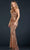 Aspeed Design - Halter Front Keyhole Sequin Sheath Dress L2391 - 1 pc Rosegold in Size 2XL Available CCSALE 2XL / Rosegold
