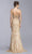 Aspeed Design - L1982 Long Sequined Spaghetti Strap Dress Evening Dresses XXS / Gold