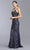 Aspeed Design - L1982 Long Sequined Spaghetti Strap Dress Evening Dresses XXS / Navy