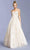 Aspeed Design - L2038 Strapless Sweetheart Applique Ballgown Prom Dresses XXS / Champagne