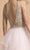 Aspeed Design - L2162 Beaded V-Neck Tiered Tulle Dress Prom Dresses