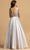 Aspeed Design - L2168 Long Bejeweled Bodice Satin Dress Prom Dresses