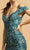 Aspeed Design - L2170 Floral Lace Cold Shoulder Trumpet Dress Evening Dresses