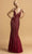 Aspeed Design - L2173 Sequin-Ornate Mermaid Dress Evening Dresses XXS / Burgundy
