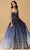 Aspeed Design - L2188 Plunging Sweetheart Ball Gown Prom Dresses XXS / Navy/Ombre