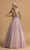 Aspeed Design - L2233 Cap Sleeve Beaded Illusion Jewel Dress Prom Dresses