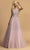 Aspeed Design - L2233 Cap Sleeve Beaded Illusion Jewel Dress Prom Dresses XXS / Mauve