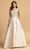 Aspeed Design - L2261 Jewel-Trimmed Cutout Back Dress Prom Dresses XXS / Champagne