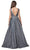 Aspeed Design - L2303 V Back Plunging V-Neck A-Line Dress Prom Dresses
