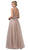 Aspeed Design - L2338 Plunging V-Neck Appliques A-Line Dress Prom Dresses