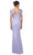 Aspeed Design - L2347 Flutter Sleeves Sheath Evening Dress Evening Dresses