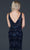 Aspeed Design - L2371 V Neck Beaded Evening Sheath Gown Evening Dressses