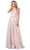Aspeed Design - L2373 Lace A-Line Evening Dress Evening Dresses XXS / Ice Blue
