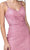 Aspeed Design - L2393 V-Neck Sheath Evening Dress Evening Dresses