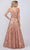 Aspeed Design - L2408 Spaghetti Strap Sequin Motif A-Line Dress Prom Dresses