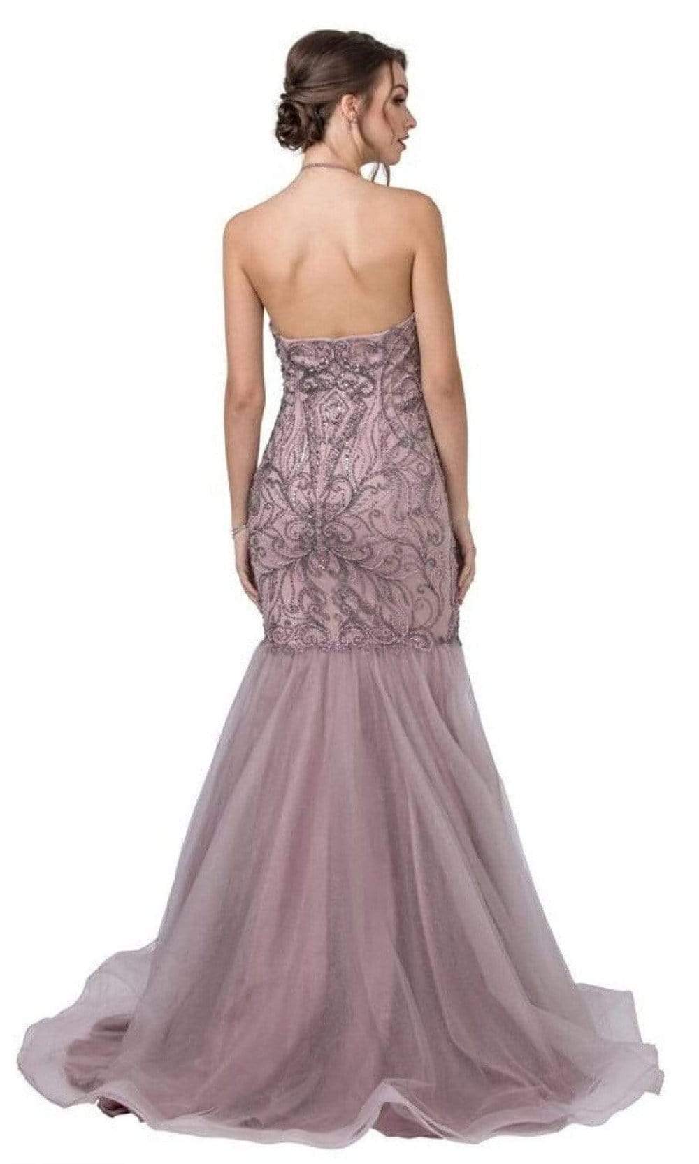 Aspeed Design - L2429 Halter Beaded Mermaid Gown – Couture Candy