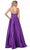 Aspeed Design - L2454 Beaded Satin A-Line Dress Prom Dresses