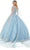Aspeed Design L2726 - Strapless Ballgown with Sheer Cape Ball Gowns