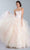 Aspeed Design - LH031 Strapless Corset Tiered Ballgown Ball Gowns XXS / Peach