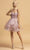 Aspeed Design - S2088 Short Sweetheart Lace Bodice Dress Homecoming Dresses XXS / Mauve