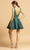 Aspeed Design - S2115 Sleeveless Embroidered Satin Dress Homecoming Dresses