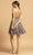 Aspeed Design - S2121 Beaded Crisscross Back Lace Dress Homecoming Dresses