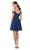 Aspeed Design - S2305 Cold Shoulder Embroidered Short Dress Homecoming Dresses