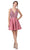 Aspeed Design - S2313 Sleeveless Plunging V-Neck A-Line Dress Homecoming Dresses XXS / Misty Rose