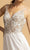 Aspeed Design - V-Neck Beaded A-Line Dress L2090 - 1 pc Blush In Size XXS Available CCSALE XXS / Blush