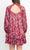 BCBG Generation GU07D32 - Bishop Sleeve Printed Casual Dress Cocktail Dresses