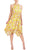 BCBG Generation GV01D72 - Halter Print Short Dress Cocktail Dresses XS / Storybook Floral