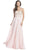 Beaded Strapless A-Line Evening Dress Evening Dressses XXS / Babypink