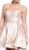 Beaded Strapless A-line Homecoming Dress Homecoming Dresses