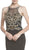 Bedazzled Illusion Halter Fitted Evening Dress Evening Dressses