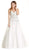 Bejeweled Sweetheart Ballgown Dress XXS / Off White