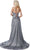 Blush by Alexia Designs - 20345 Shimmering Two Toned Woven Long Gown Special Occasion Dress