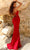 Blush by Alexia Designs 20519 - Asymmetrical Neck Sheath Gown Evening Dresses