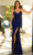 Blush by Alexia Designs 20534 - Faux Wrap Minimal Evening Gown Evening Dresses