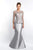 Blush by Alexia Designs Beaded Mikado Mermaid Evening Gown S2000 - 1 pc Taupe In Size 18 Available CCSALE 18 / Taupe